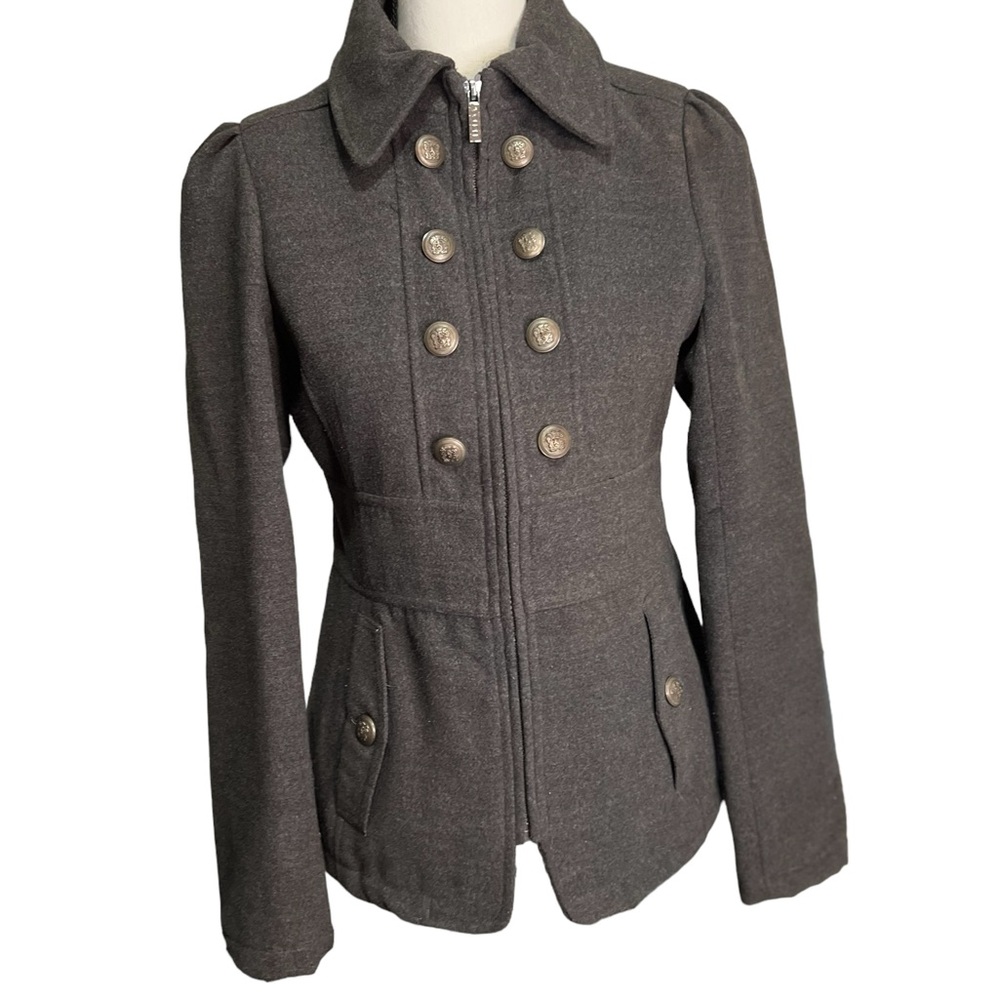 Honee Military Type Peacoat Coat Jacket Sz S